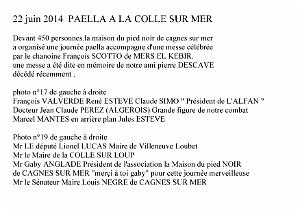 2014 06 22 PAELLA A LA COLLE SUR MER